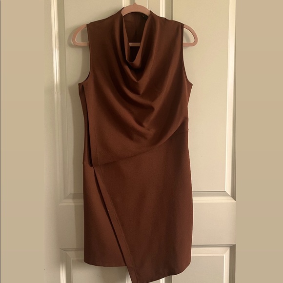 Women's Sleeveless Cowl Drape dress - Picture 1 of 8